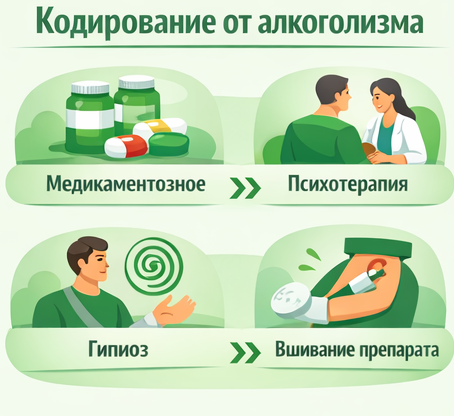 кодирование от алкоголизма в Кузнецке Санати